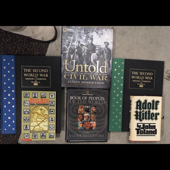 Set of Historical Books on WWII, Civil War, and Cultures - Picture 3 of 3